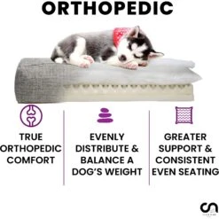 Club Nine Pets Metro Orthopedic Cat & Dog Bed -Dog Supplies 301290 PT4. AC SS1800 V1695658922