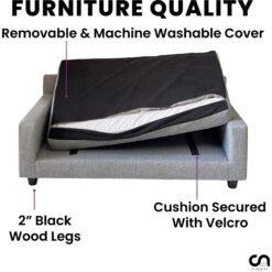 Club Nine Pets Metro Orthopedic Cat & Dog Bed -Dog Supplies 301290 PT6. AC SS1800 V1695658918