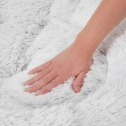 Frisco Eyelash Cat & Dog Bolster Bed & Frisco Eyelash Cat & Dog Blanket -Dog Supplies 303412 PT3. AC SS1800 V1623048752