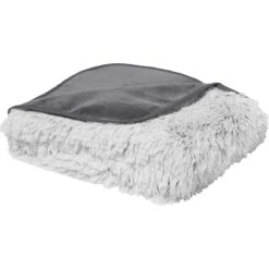 Frisco Eyelash Cat & Dog Bolster Bed & Frisco Eyelash Cat & Dog Blanket -Dog Supplies 303412 PT6. AC SS1800 V1623048440