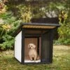 Frisco Modern Wooden Outdoor Dog House, White 2 Frisco Modern Wooden Outdoor Dog House, White -Dog Supplies 304038 MAIN. AC SS1800 V1641480742