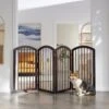 Frisco Arch 4-Panel Solid Wood Dog Gate -Dog Supplies 305152 MAIN. AC SS1800 V1639669187