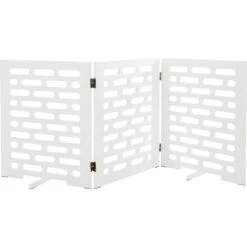 Frisco Deco Horizontal Lines 3-Panel Dog Gate -Dog Supplies 305157 PT2. AC SS1800 V1639669054