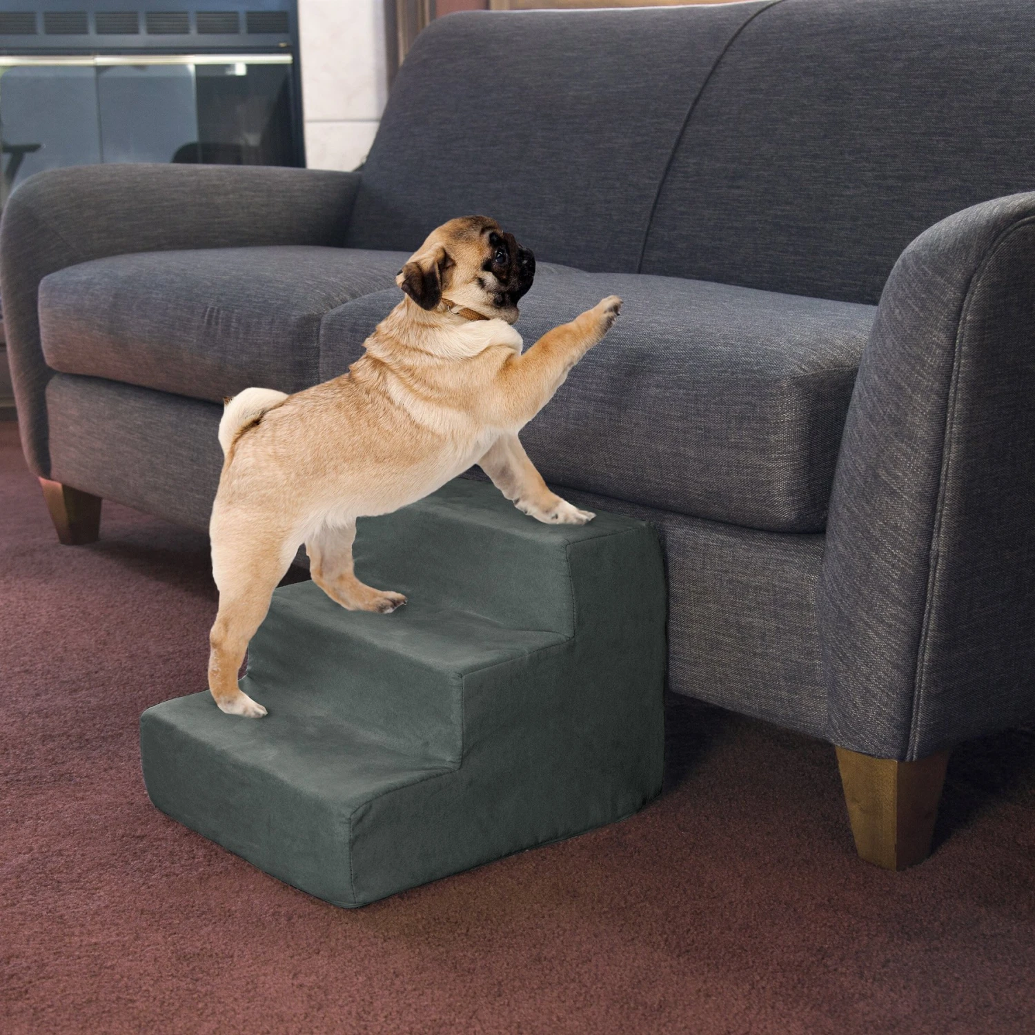 Pet Adobe High Density Foam Dog & Cat Steps 7 Pet Adobe High Density Foam Dog & Cat Steps - Image 5