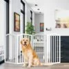 Pet Adobe Scallop Top Freestanding Dog & Cat Gate -Dog Supplies 314959 MAIN. AC SS1800 V1626357366