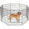 Pet Adobe 8-Panel Folding Metal Dog & Cat Playpen -Dog Supplies 315023 MAIN. AC SS1800 V1626357967