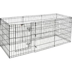 Pet Adobe 8-Panel Folding Metal Dog & Cat Playpen -Dog Supplies 315023 PT6. AC SS1800 V1626395171