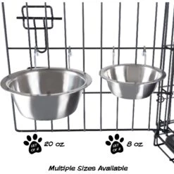 Pet Adobe Hanging Dog Bowl Set -Dog Supplies 315037 PT4. AC SS1800 V1626386224