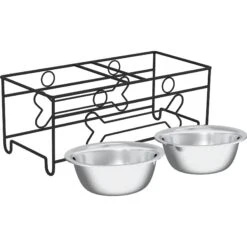 Pet Adobe Modern Double Elevated Dog Bowl 15 Pet Adobe Modern Double Elevated Dog Bowl -Dog Supplies 315043 PT6. AC SS1800 V1626392862