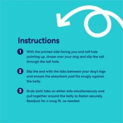 Frisco Washable Female Diaper -Dog Supplies 315702 PT4. AC SS1800 V1699297906