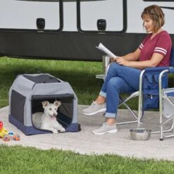 MidWest Canine Camper Dog Tent Crate -Dog Supplies 316129 PT2. AC SS1800 V1627681889