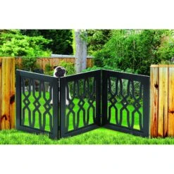 Etna Wood Diamond Twist Design Dog Gate 10 Etna Wood Diamond Twist Design Dog Gate -Dog Supplies 318404 PT3. AC SS1800 V1628290281