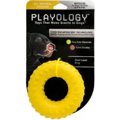 Frisco Cow Plush Squeaky Dog Toy & Playology Scented Dual Layer Ring Dog Toy -Dog Supplies 319488 PT4. AC SS1800 V1630619177