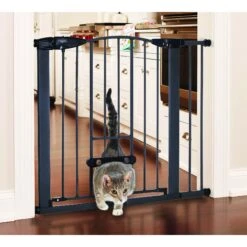 MyPet Wide Deco EasyPass Pet Gate, 30" High - Graphite 11 MyPet Wide Deco EasyPass Pet Gate, 30" High - Graphite -Dog Supplies 319743 PT2. AC SS1800 V1635257545