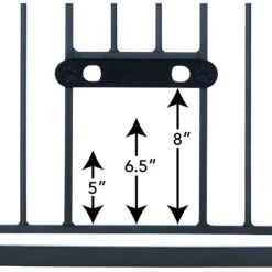 MyPet Wide Deco EasyPass Pet Gate, 30" High - Graphite 12 MyPet Wide Deco EasyPass Pet Gate, 30" High - Graphite -Dog Supplies 319743 PT3. AC SS1800 V1635257610