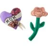 Frisco Mother's Day Rose & Heart Plush Squeaky Dog Toy, 2 Count 1 Frisco Mother's Day Rose & Heart Plush Squeaky Dog Toy, 2 Count -Dog Supplies 327033 MAIN. AC SS1800 V1646947865