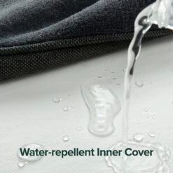 Zinus Green Tea Dog Bed, Dark Grey, 4-in -Dog Supplies 327437 PT3. AC SS1800 V1631613411