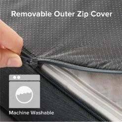 Zinus Green Tea Dog Bed, Dark Grey, 4-in -Dog Supplies 327437 PT4. AC SS1800 V1631601440