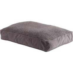 Happy Hounds Bailey Removable Cover Rectangle Pillow Dog Bed, Gray -Dog Supplies 328578 PT2. AC SS1800 V1631160070