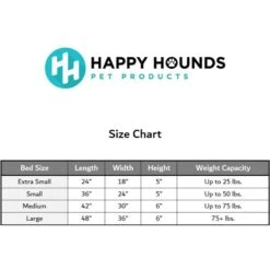 Happy Hounds Bailey Removable Cover Rectangle Pillow Dog Bed, Gray -Dog Supplies 328578 PT8. AC SS1800 V1700690024