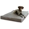 Happy Hounds Otis Orthopedic Pillow Dog Bed With Removable Cover, Gray -Dog Supplies 328585 MAIN. AC SS1800 V1631156785