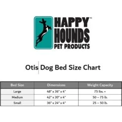 Happy Hounds Otis Orthopedic Pillow Dog Bed With Removable Cover, Gray -Dog Supplies 328585 PT1. AC SS1800 V1631137880