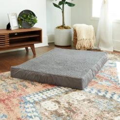 Happy Hounds Otis Orthopedic Pillow Dog Bed With Removable Cover, Gray -Dog Supplies 328585 PT4. AC SS1800 V1631152950