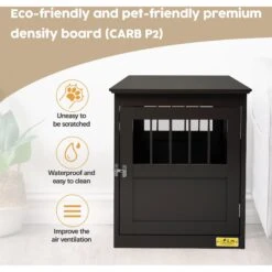 Coziwow By Jaxpety Single Door Furniture Style Wooden Dog Crate & End Table, Brown 18 Coziwow By Jaxpety Single Door Furniture Style Wooden Dog Crate & End Table, Brown -Dog Supplies 330960 PT7. AC SS1800 V1669919727
