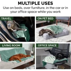 FurHaven Waterproof Velvet Dog & Cat Throw Blanket -Dog Supplies 330979 PT7. AC SS1800 V1637172172