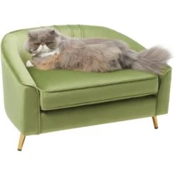 Frisco Elevated Curved Dog & Cat Sofa Bed With Removable Cover -Dog Supplies 331628 PT2. AC SS1800 V1643928761