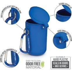 DDT Dog Doo Tube Portable Trash Can, Medium -Dog Supplies 333548 PT3. AC SS1800 V1634074746