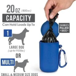 DDT Dog Doo Tube Portable Trash Can, Medium -Dog Supplies 333548 PT5. AC SS1800 V1634084218