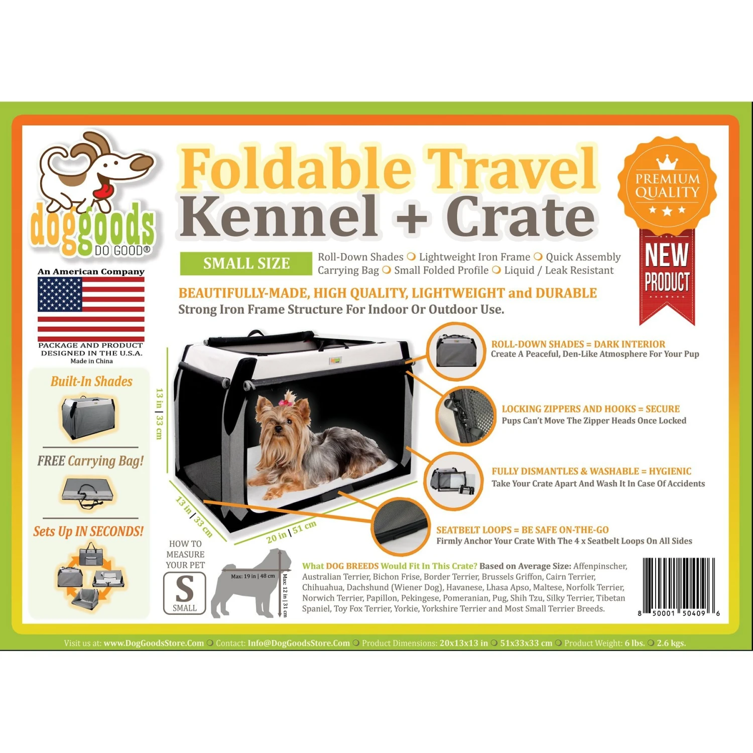 DogGoods Do Good The Foldable Travel Dog Crate 6 DogGoods Do Good The Foldable Travel Dog Crate - Image 4