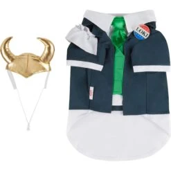 Marvel 's Loki President Dog & Cat Costume 11 Marvel 's Loki President Dog & Cat Costume -Dog Supplies 335286 PT4. AC SS1800 V1657656986