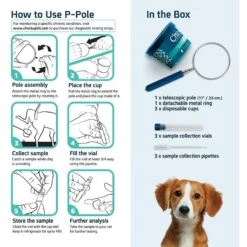 CheckUp P-Pole Telescopic Pole, Cups, Pipettes & Vials Dog Urine Collection Pack 10 CheckUp P-Pole Telescopic Pole, Cups, Pipettes & Vials Dog Urine Collection Pack -Dog Supplies 338797 PT3. AC SS1800 V1636385215