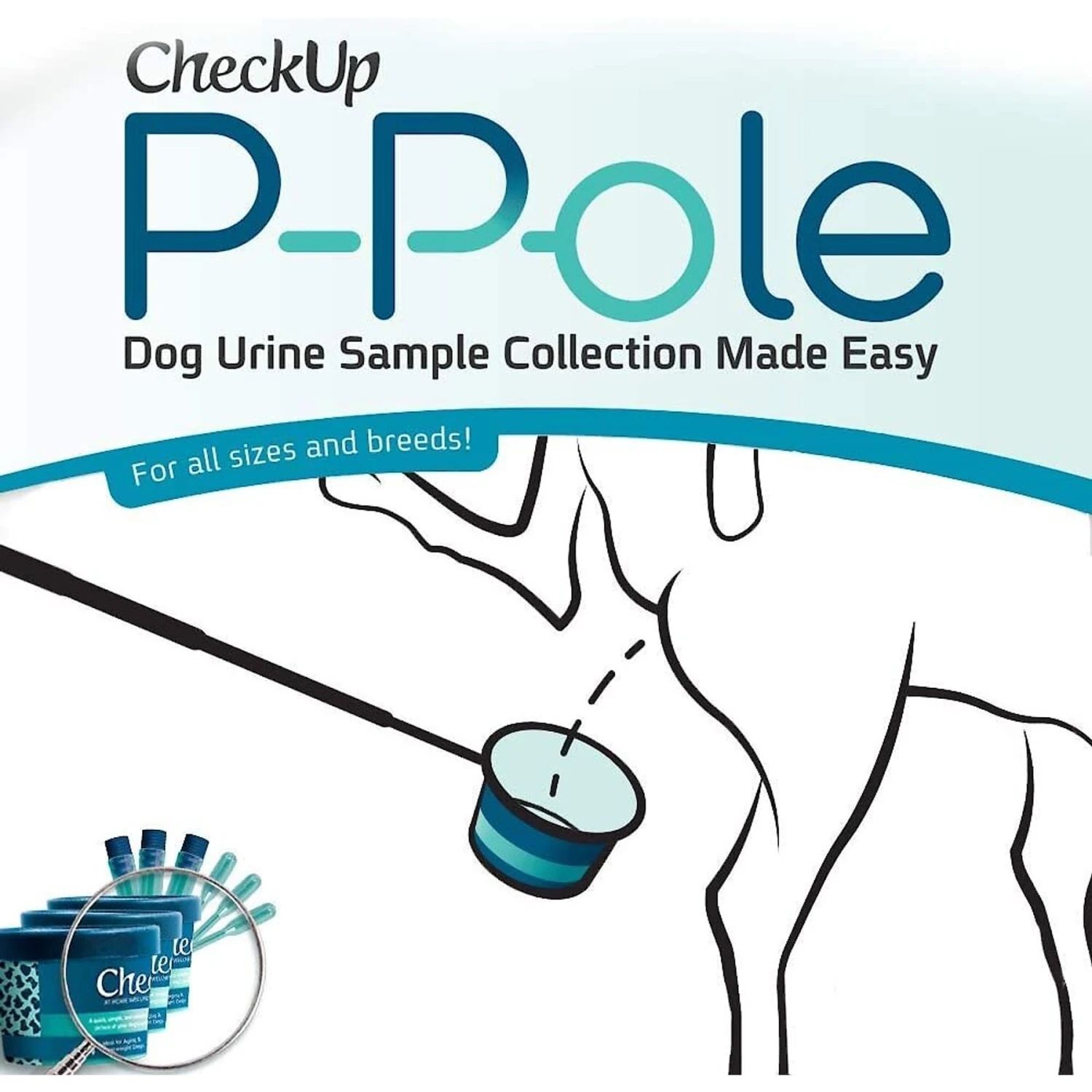 CheckUp P-Pole Telescopic Pole, Cups, Pipettes & Vials Dog Urine Collection Pack 7 CheckUp P-Pole Telescopic Pole, Cups, Pipettes & Vials Dog Urine Collection Pack - Image 5
