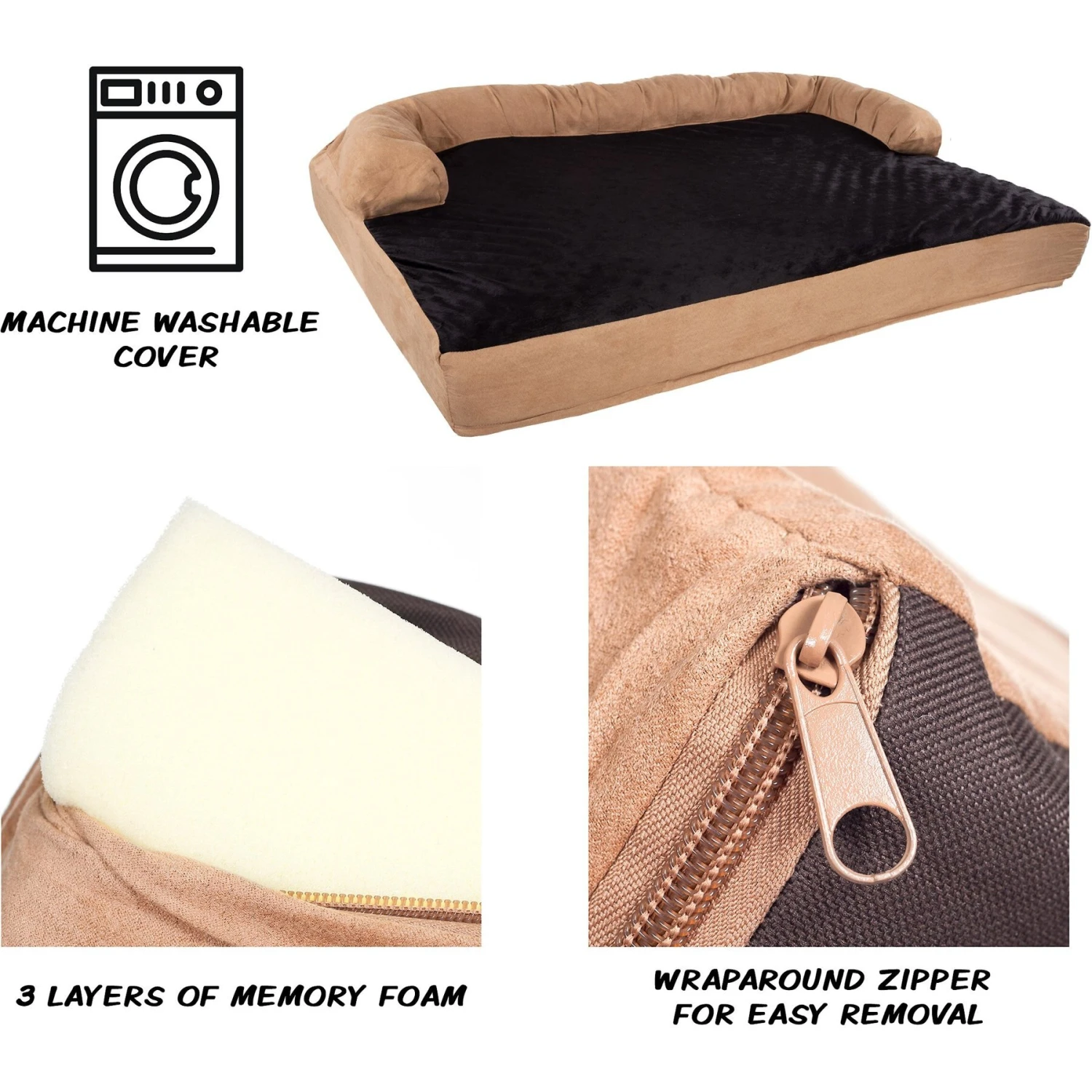 Pet Adobe Orthopedic Foam Covered Dog Bed 5 Pet Adobe Orthopedic Foam Covered Dog Bed - Image 3