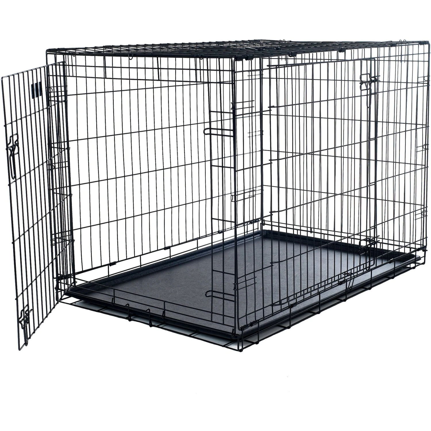 Pet Adobe 2-Door Medium Foldable Dog Crate 4 Pet Adobe 2-Door Medium Foldable Dog Crate - Image 2