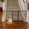 Pet Adobe Freestanding Wooden Folding Dog Gate -Dog Supplies 345108 MAIN. AC SS1800 V1637281936