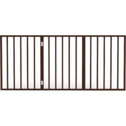 Pet Adobe Freestanding Wooden Folding Dog Gate -Dog Supplies 345108 PT7. AC SS1800 V1637283702
