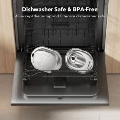 Petlibro Stainless Steel Dog & Cat Water Fountain, 2-L -Dog Supplies 352550 PT3. AC SS1800 V1689084907