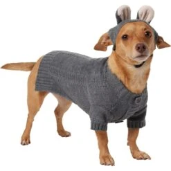 Frisco Bunny Hooded Dog & Cat Sweater -Dog Supplies 353571 PT2. AC SS1800 V1659006936