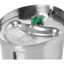 Frisco Stainless Steel Cactus & Leaf Dog & Cat Fountain -Dog Supplies 355814 PT2. AC SS1800 V1665174837
