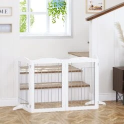 Spirich Freestanding Black Wire Dog Gate 13 Spirich Freestanding Black Wire Dog Gate -Dog Supplies 356189 PT2. AC SS1800 V1641606727