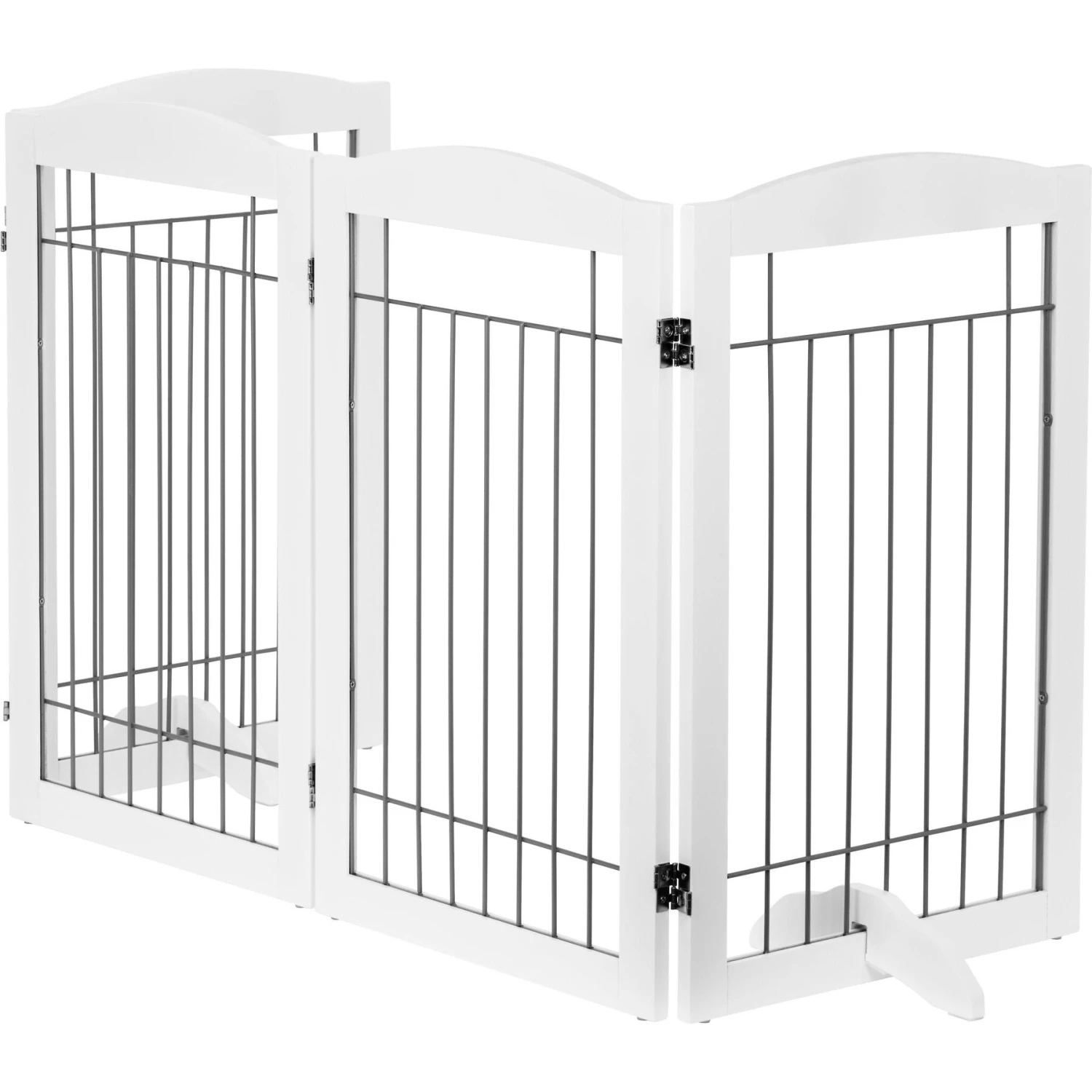 Spirich Freestanding Black Wire Dog Gate 11 Spirich Freestanding Black Wire Dog Gate - Image 9