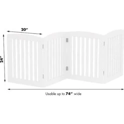 Pawland Freestanding Foldable Wooden Dog Gate -Dog Supplies 356204 PT4. AC SS1800 V1641605269