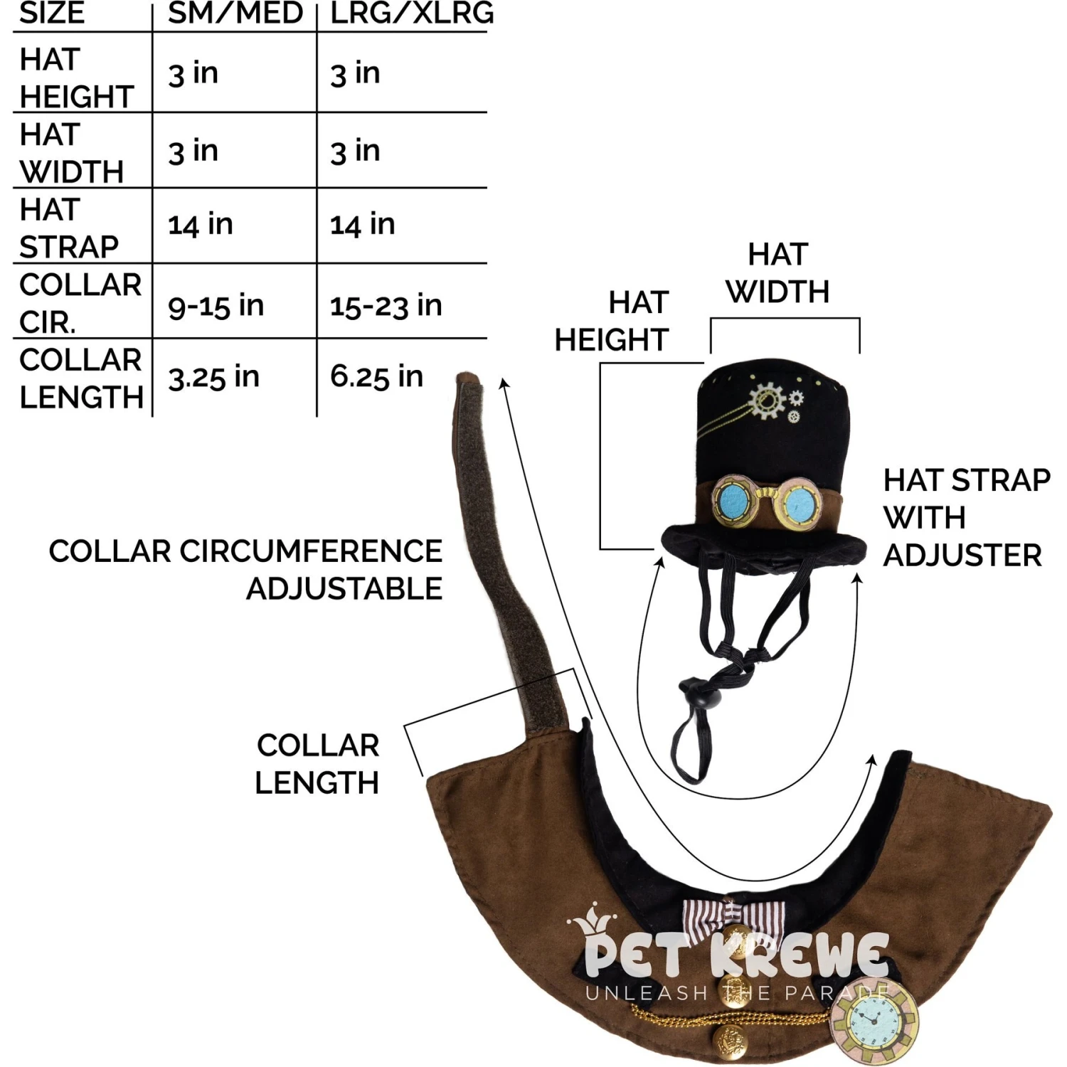 Pet Krewe Steam Punk Dog Costume 7 Pet Krewe Steam Punk Dog Costume - Image 5