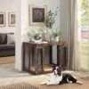 Unipaws Furniture Style Dog Crate With Tray, Rustic Brown 2 Unipaws Furniture Style Dog Crate With Tray, Rustic Brown -Dog Supplies 361899 MAIN. AC SS1800 V1649957214