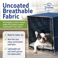 Pet Dreams Double Door Dog Crate Cover -Dog Supplies 362682 PT2. AC SS1800 V1684874996