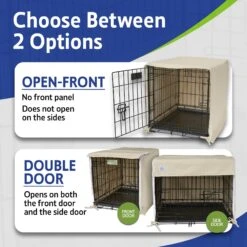 Pet Dreams Double Door Dog Crate Cover -Dog Supplies 362682 PT4. AC SS1800 V1684887050